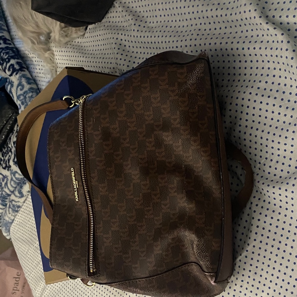 Calvin Klein Dark Brown Duffel Bag